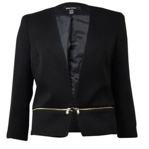 Nine West Zip Waist Blazer
